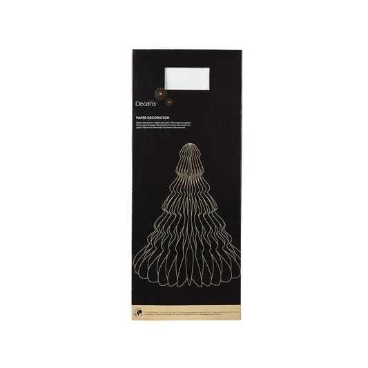 Sapin de Noël Decoris Blanc Papier Ø 48 x 60 cm