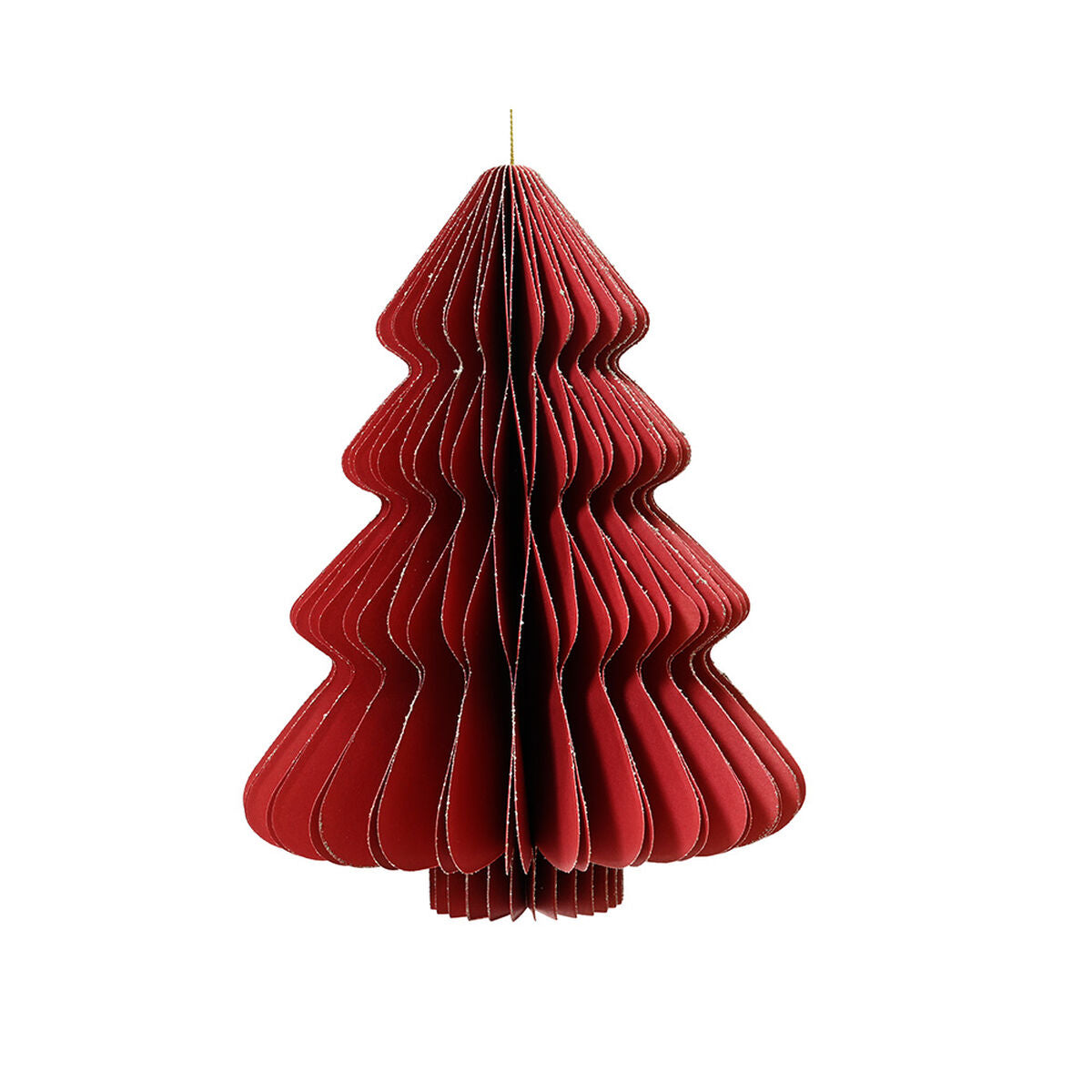 Sapin de Noël Decoris Rouge Papier Ø 30 x 40 cm