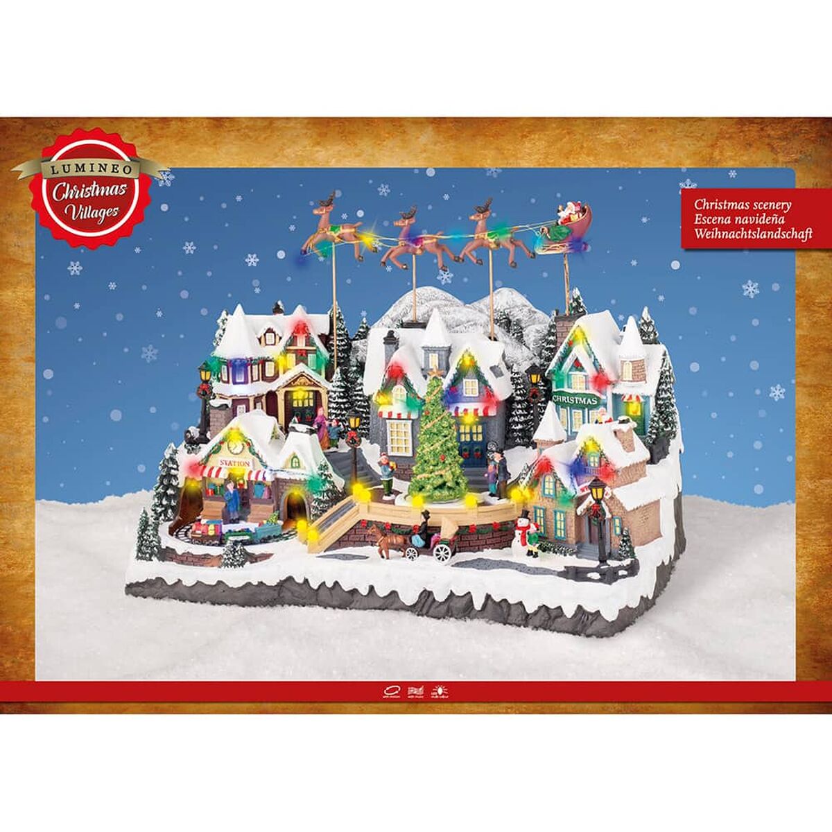 Crèche de Noël Lumineo