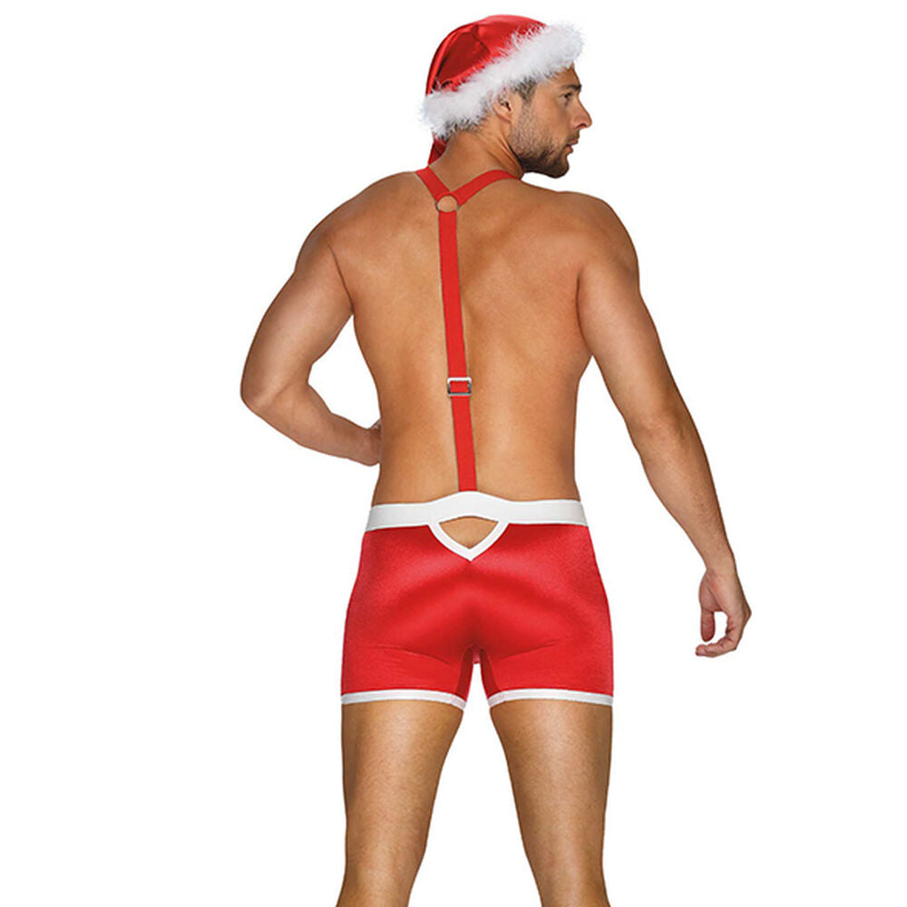 Costume Mr Claus Obsessive Red